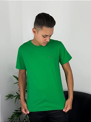 Camiseta Tommy Hilfiger Verde THMW0MW37808