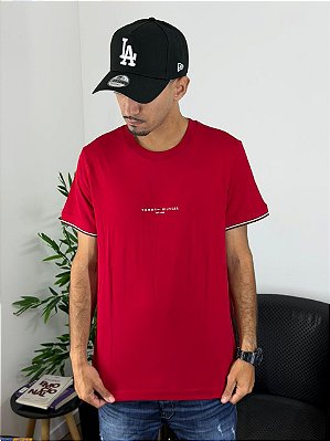 Camiseta Tommy Hilfiger Vermelha MW32584
