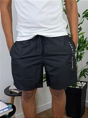 Beachwear Tommy Hilfiger Preta THUM0UM03310