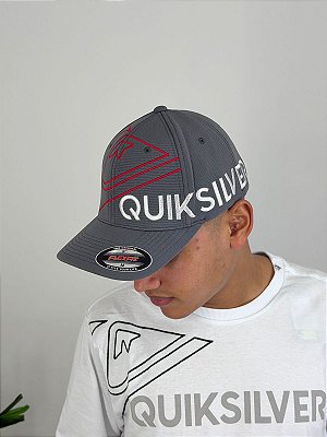 Boné Quiksilver Emb Side Cinza Escuro Q911A0363