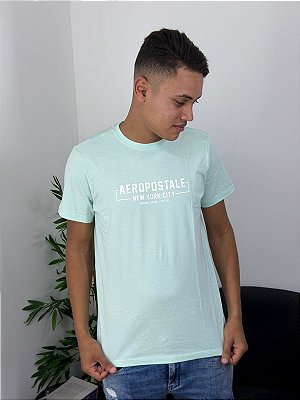 Camiseta Aeropostale Silcada Azul Água 87130166