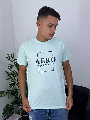 Camiseta Aeropostale Silkada Azul Água 87130167