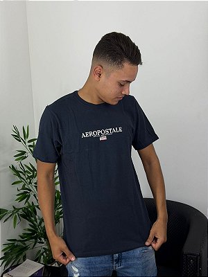 Camiseta Aeropostale Plus Size Comfort Silkada Marinho 87130136-3PS