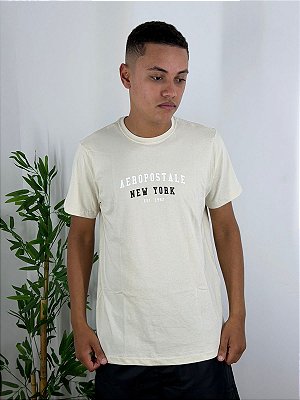 Camiseta Aeropostale Silcada Areia 87140109-2