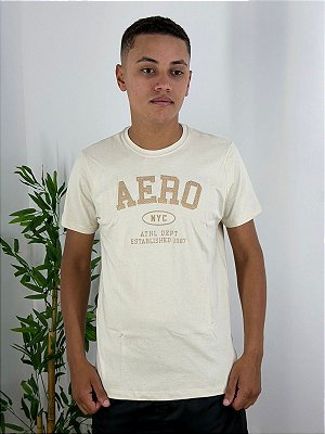 Camiseta Aeropostale Platinum Areia 87140116