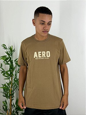 Camiseta Aeropostale Platinum Caqui 871401159-2