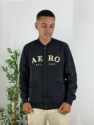 Jaqueta Aeropostale Preta 87120918