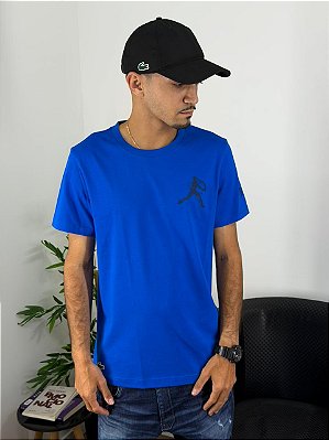 Camiseta Lacoste Djokovic Azul Royal TH1044