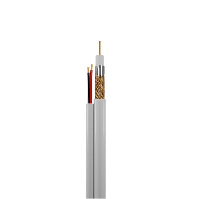 CABO COAXIAL 4MM DUPLA BLINDAGEM + BIP 26 AWG COBRE 300 M