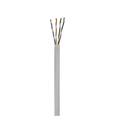 CABO CFTV 4 PARES TORCIDOS CCA 0,45MM  BRANCO 300M
