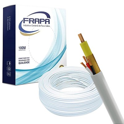 CABO COAXIAL MANGA 4 VIAS - ALUMÍNIO COBREADO - 100M