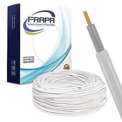 CABO ALTA ISOLAÇÃO 5MM CCA 25M BRANCO