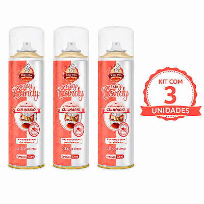 Kit c/ 3 Desmoldantes Culinário 300ml - Easy Candy