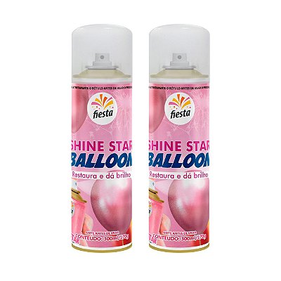 Kit com 2 Brilha Balão - SHINE STAR BALLOON 300ml/170g