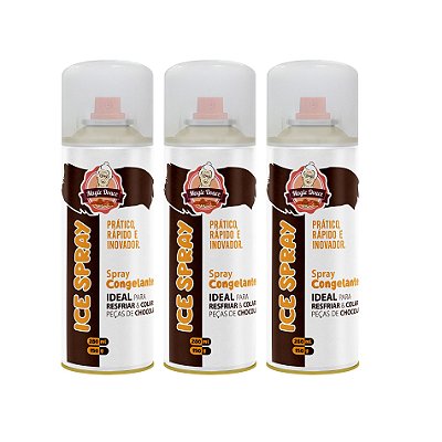 KIT C/ 3 ICE SPRAY - SPRAY CONGELANTE 280ml/150g