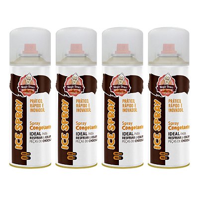 KIT C/ 4 ICE SPRAY - SPRAY CONGELANTE 280ml/150g