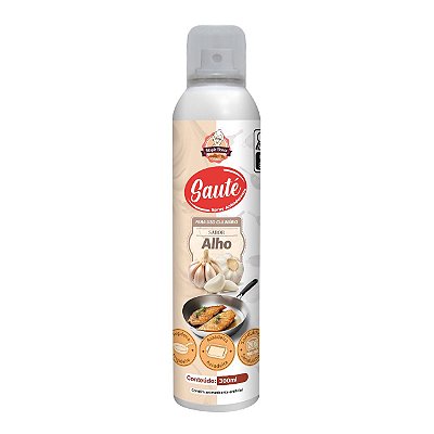 Spray Antiaderente Para Uso Culinário Sabor Alho 300ml - Sauté
