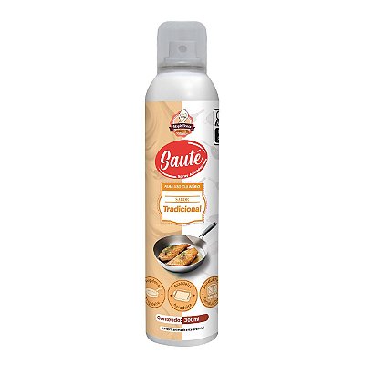 Spray Antiaderente Para Uso Culinário Sabor Tradicional 300ml - Sauté