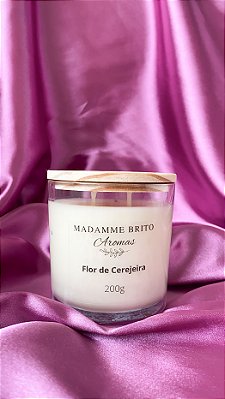 Vela Aromática Básica Flor de Cerejeira 200g
