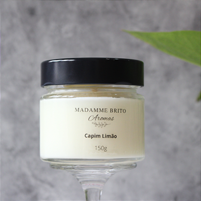 Vela Clássica Capim Limão 150g