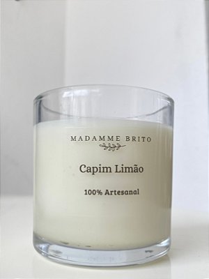 Vela Aromática Básica Capim Limão 200g
