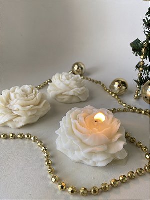 Vela Decorativa Natal - Flor