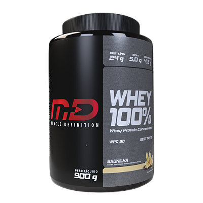 Whey 100% MD Baunilha 900g