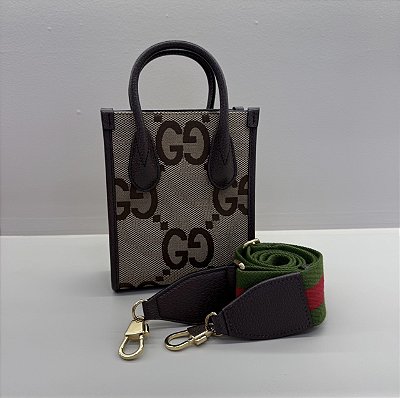 Bolsa Tote Mini Gucci Jumbo GG