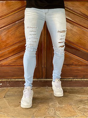 Calça Masculina Alleppo Jeans  Atenas Com Lycra