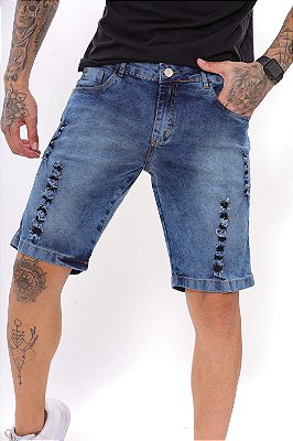 Bermuda Rasgos Black Masculina Alleppo Jeans Bangladesh