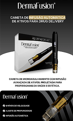 DermaFusion® Caneta de Microagulhamento com Infusão Automática
