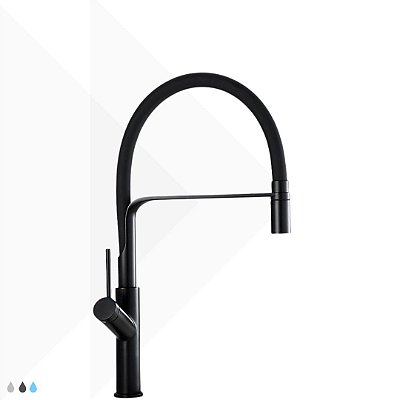 Torneira Monocomando Gourmet Veneza - Black
