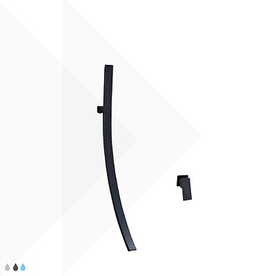 Torneira Lecce Parede c/ Alavanca Monocomando Black