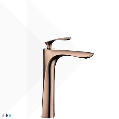 Torneira Monocomando Luxo - Rose Gold