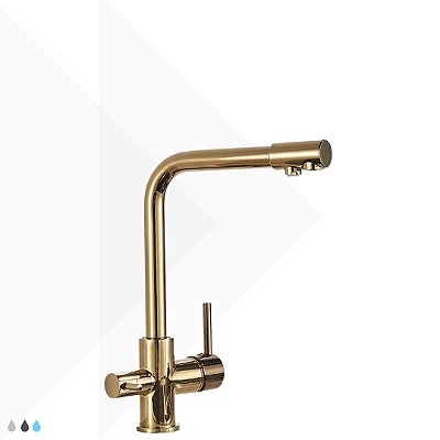 Torneira Monocomando Simple com Filtro - Gold