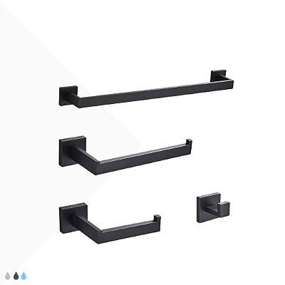 Kit Metais Linear - Black