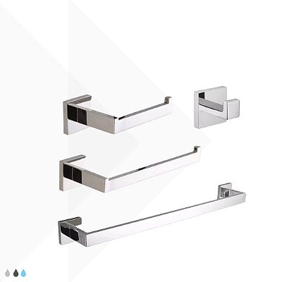 Kit Metais Linear - Black