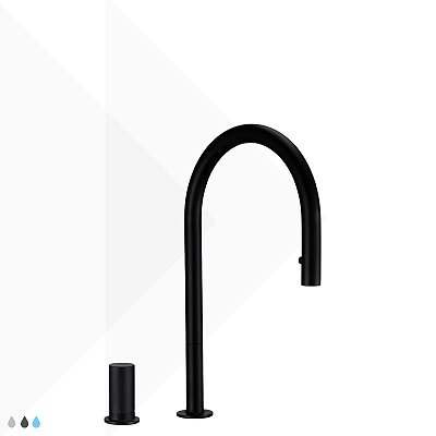 Torneira Monocomando Gourmet Manopla separada - Black