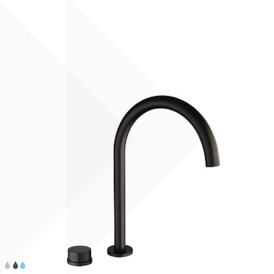 Torneira Monocomando Lay Manopla separada - Black