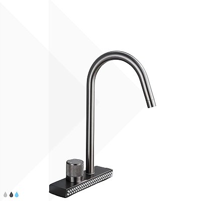 Torneira Monocomando Catânia - Grafite Escovado