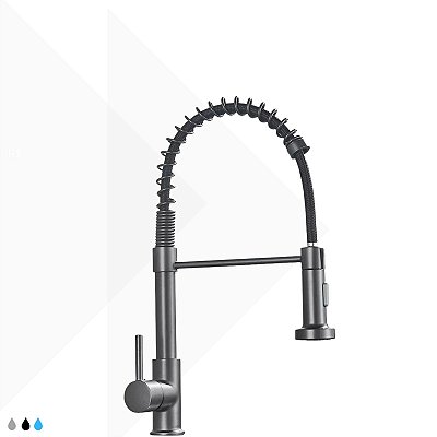 Torneira Monocomando Gourmet Stilo - Grey