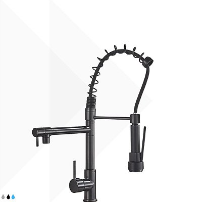 Torneira Monocomando Gourmet Luxury - Black