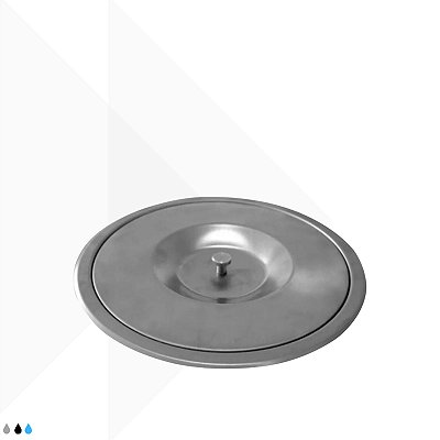 Lixeira de embutir em aço inox - 5 Litros