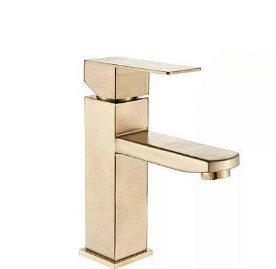Torneira Monocomando Elegan - Ouro Escovado