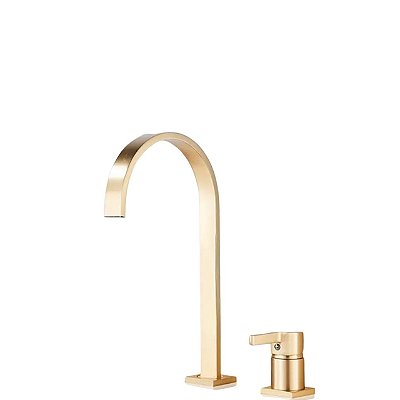 Torneira Duplo Comando Valencia - Ouro Escovado