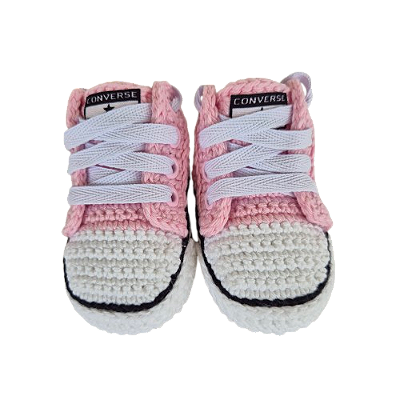 Tênis Cano Curto Confort - Cor Rosa - Tamanho P - calça de 0 a 4 meses aproximadamente