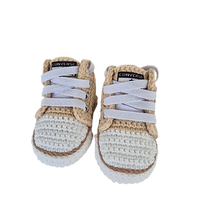 Tênis Cano Curto Confort - Cor Porcelana - Tamanho P - calça de 0 a 4 meses aproximadamente