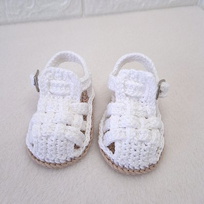 Sandália Confort Melissa - Cor Branco - Tamanho P - calça de 0 à 4 meses aproximadamente
