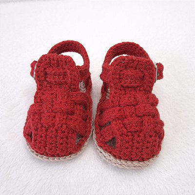Sandália Confort Melissa - Cor Vermelho - Tamanho P - calça de 0 à 4 meses aproximadamente