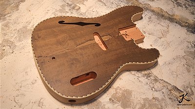 Corpo PB 51 Thinline em Cedro Rosa
